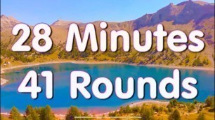 'Tabata full body workout 28 min / Interval training music'