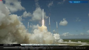 CRS-7 SpaceX Dragon explodes right after liftoff