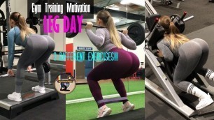 'Gym Training Motivation  - LEG DAY is the BEST DAY 