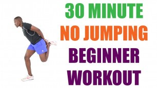 '30 Minute No Jumping Beginner Friendly Strength Workout 