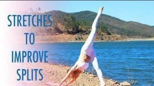 'Stretches to improve splits | Body sculpting Series | Balletlates | Pilates workout | Ballet workout'