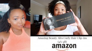 Amazon Natural Hair Clip-ins WORTH Buying | Amazing Beauty Hair | Vonshay