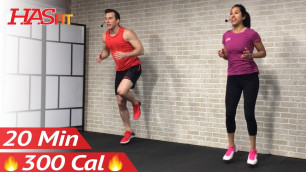 '20 Minute Tabata Cardio Workout without Equipment at Home - Full Body HIIT No Equipment Cardio'