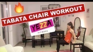 '⚡TABATA WORKOUT WITH CHAIR (SA STOLICOM)⚡45min FULL BODY WORKOUT⚡'
