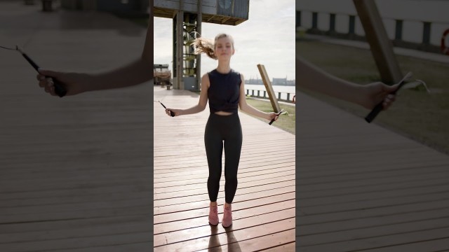'Jumping Rope Exercise Music - Inspirational Calm Music - Soothing, Healthy Exercise. #shorts'
