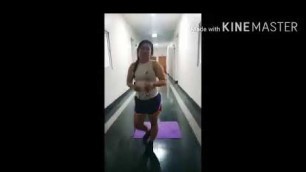 'Jumping rope exercise'
