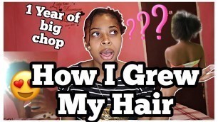 This Is What Happens 1 Year After A Big Chop| How I Grew My 4C Hair~ Alesha 101