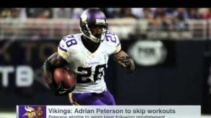 Adrian Peterson not expected at Vikings' workouts