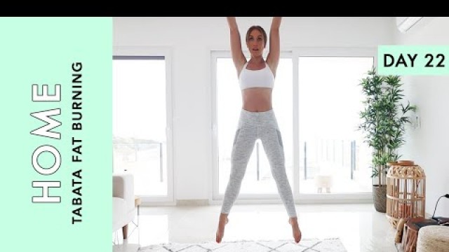 'Day 22: Tabata Fat Burning Workout (Home Workout Challenge)'