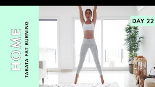 'Day 22: Tabata Fat Burning Workout (Home Workout Challenge)'