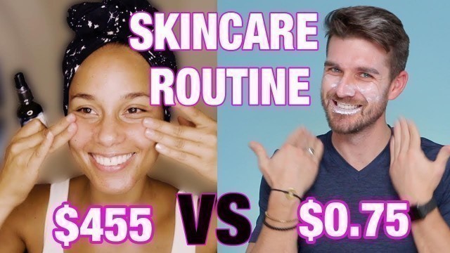 Alicia Keys $455 Skincare Routine VS $0.75 Skincare Routine