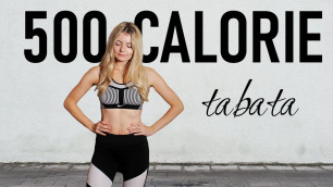 'BURN 500 CALORIES IN 30 MINUTES | with this no equipment Tabata HIIT at home workout'