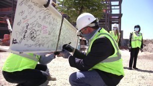 Aurora Medical Center in Mount Pleasant Beam Signing and Construction Update