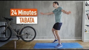 '24 mn Tabata Workout Full Body - Burn calories with No Equipment and finish with burpees'