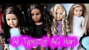 How to Care for All Types of American Girl Doll Hair!