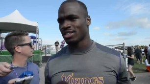 Video: Adrian Peterson at Vikings training camp