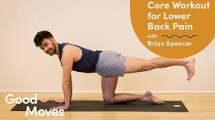 '20 Minute Pilates Workout for Lower Back Pain | Good Moves | Well+Good'
