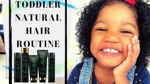 TODDLER NATURAL HAIR ROUTINE FT. MY BLACK IS BEAUTIFUL HAIR PRODUCTS