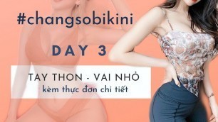 'Chẳng sợ bikini | Ngày 3: Tay thon vai nhỏ | Trang Le Fitness'