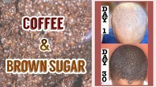 DIY DEEP SCALP SCRUB | ONE MONTH BIG CHOP UPDATE