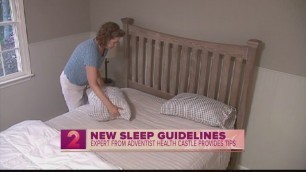 Adventist Health Castle Expert Discusses Sleep Guidelines