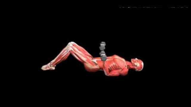 'Кроссовер гантелями обратным хватом Dumbbell Crossover Underhand'