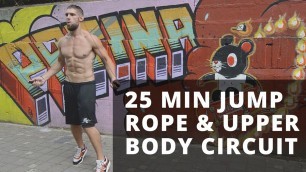 '25 Min. Jump Rope & Upper Body Workout'