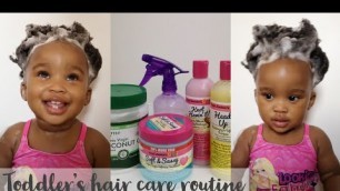 Toddler's natural hair care routine | Dimpho Maponyane | South African Youtuber