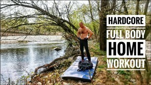 'Home Workout Männer und Frauen Hardcore Full Body in der Natur mit Abkühlung'
