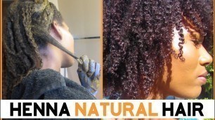 Henna On Natural Hair- -Kasheera Latasha