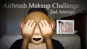 (5 Minute) Airbrush Makeup Challenge 