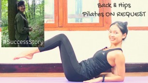 'Success Story | Back & Hips Strengthening Pilates Workout With Hannah | #PilatesOnRequest'