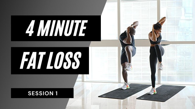 '4 Minute Fat Loss Series - Tabata Workout - Session 1'