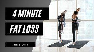 '4 Minute Fat Loss Series - Tabata Workout - Session 1'