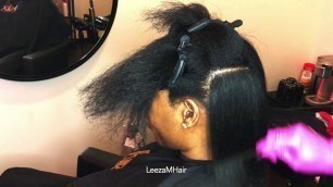 Keratin Treatment on African American Hair