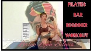 'STANDING PILATES BAR WORKOUT for BEGINNER/SELF_MOTIVATION/HOMEWORKOUT'