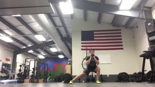 'Dumbbell Walking Crossover Lunge'