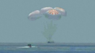 SpaceX capsule splashes down in the Gulf of Mexico