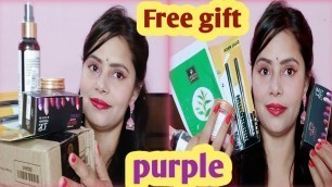 'Purple haul 2021 /purplle haul /  purple haul video / Chandigarh Beauty Channel'