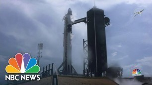 NASA and SpaceX Launch Historic Mission To Space Station | NBC Nightly News
