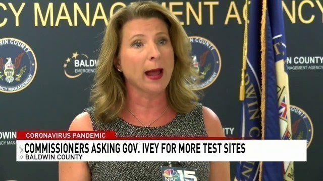 Baldwin Co. Commissioners ask governor, ADPH for more COVID-19 testing sites - NBC 15 WPMI