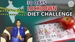 '30 Days Lockdown Diet Challenge | Weight Loss | Tamil | Nutri and Beauty Channel | 2020 Trending'