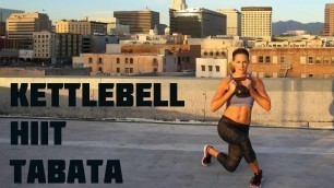 '35 Minute Kettlebell Tabata HIIT Workout--Strengthen and Tone with Intervals'