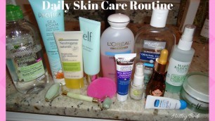 DAILY SKIN CARE ROUTINE | Mostly Drugstore FEAT Alicia Keys Smooth Skin Secret
