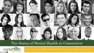 WEBINAR: Mental Health in CT, Sept 26, 2018