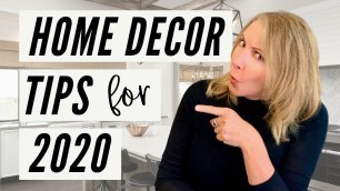 Home Decor Tips for 2020! | Interior Designer Lisa Holt