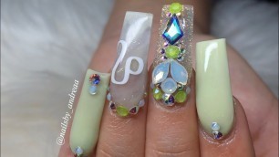 Leo Birthday Nails | Acrylic Nails Tutorial