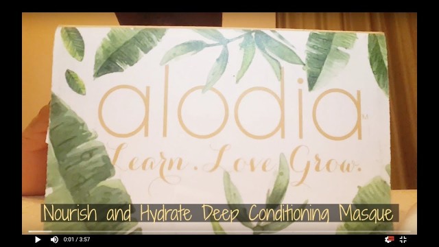 Alodia Nourish and Hydrate Deep Conditioning Masque | HYPNOTIC GLAMOUR
