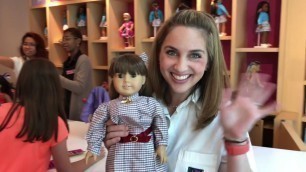 Original Pleasant Company Doll Samantha goes to the American Girl Doll Hair Salon