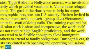 English workplace vocabulary: nail salon